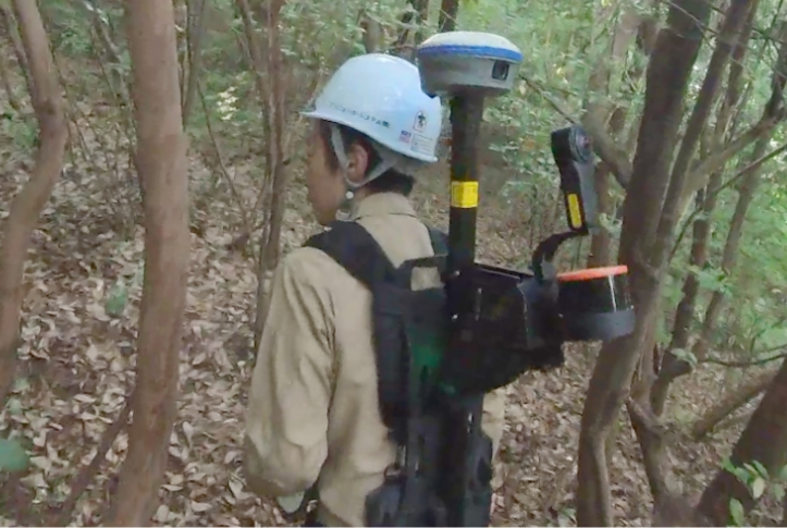 3次元点群データの計測のイメージ画像